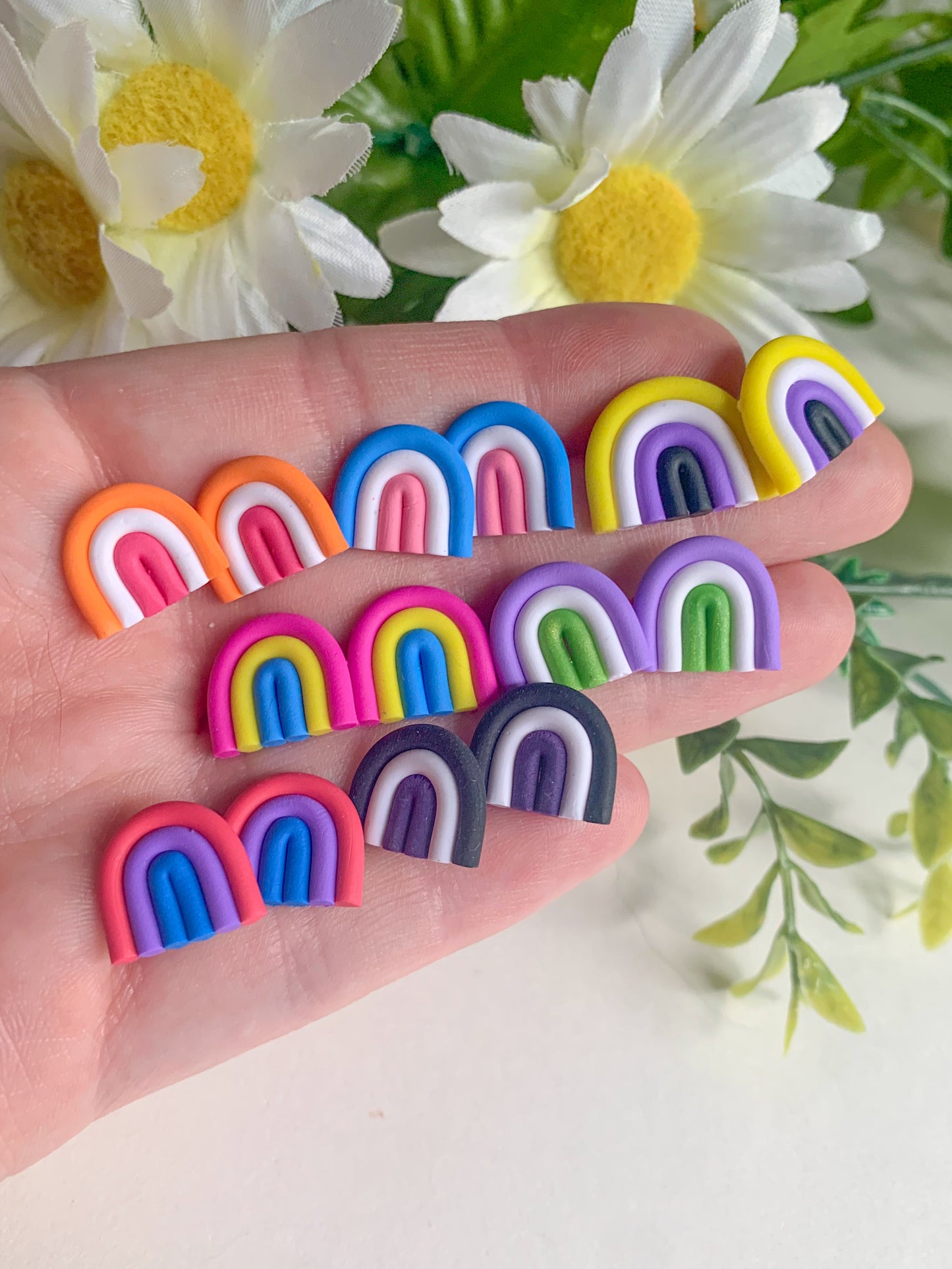 Pride Rainbow Studs