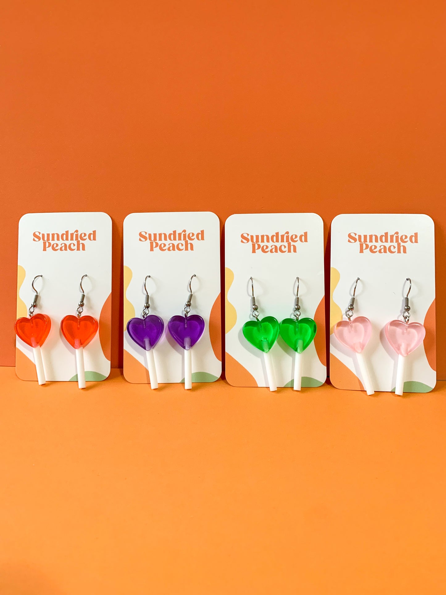 Heart Lollipop Earrings