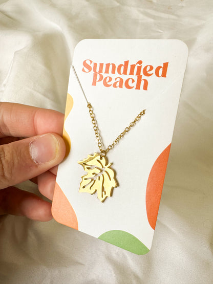 Maple Leaf Necklace