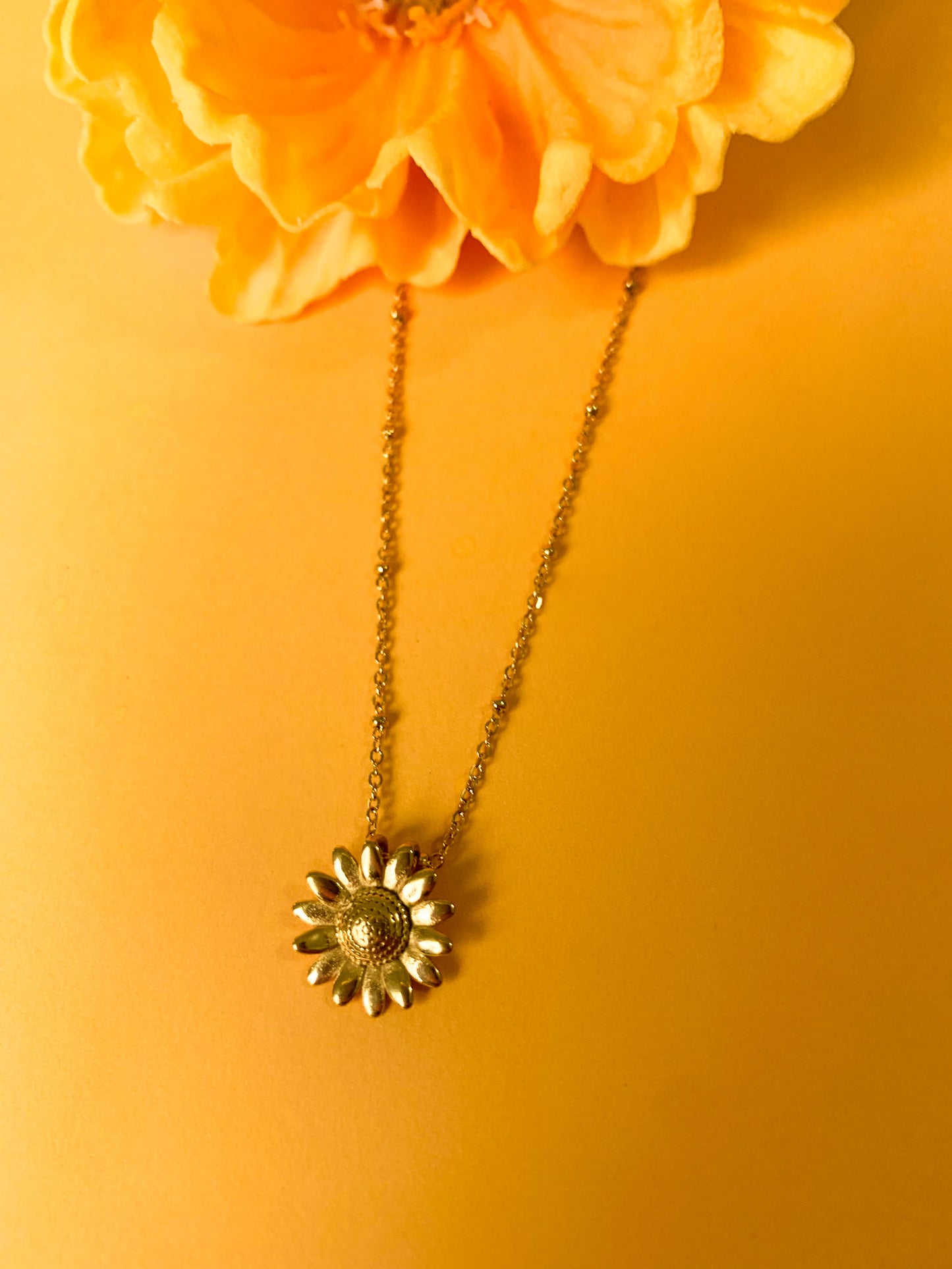 Sunflower Girl Necklace