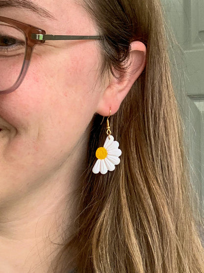 Half Daisy Dangles