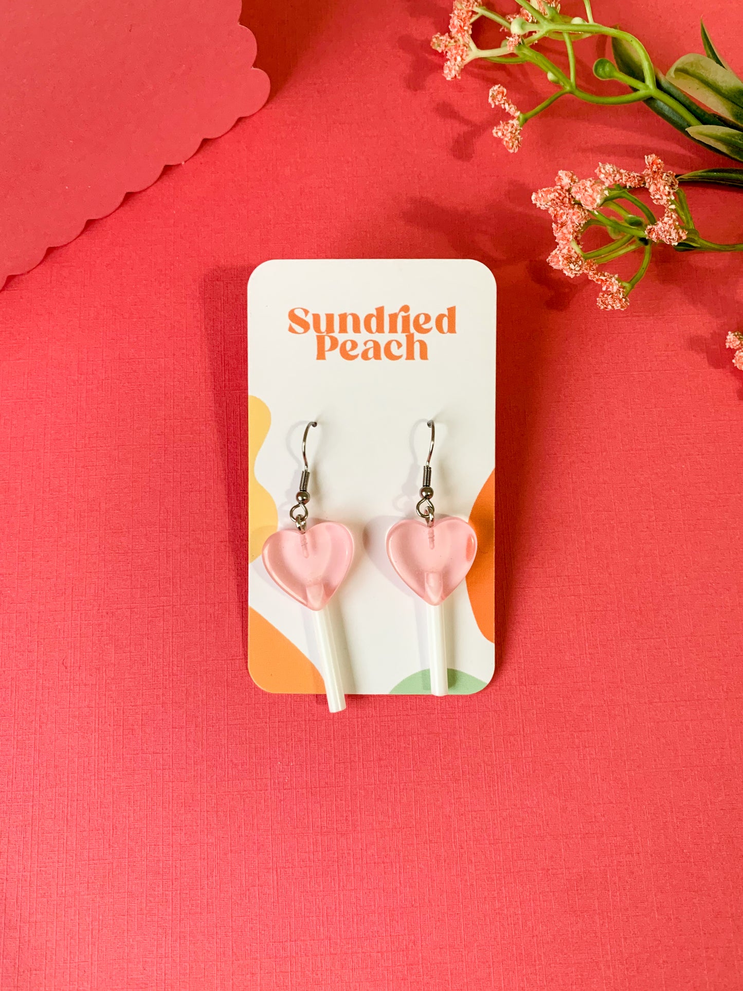 Heart Lollipop Earrings